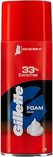 Gillette Classic Regular Pre Shave Foam, 418g with 33% Extra Free