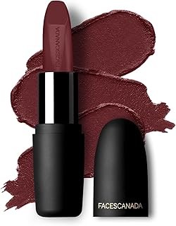 BELLAVITA Comfort Matte Bullet Lipstick| Intense Colour| Creamy Matte Finish| Intense Moisturisation| Smooth Glide| Lipsticks for Women |4 Hr Stay, Scarlet Red, 4.2 gm