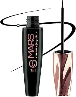 MARS Glossy Liquid Eye Got This Eyeliner | Quick Drying & Smudge Proof | Long Lasting Eye Liner with Fine Tip (7 ml),Black